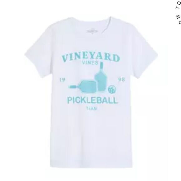 Vineyard Vines
Women's Pickleball Short Sleeve Dunes Graphic T-Shirt Medium Nwt - Picture 1 of 4